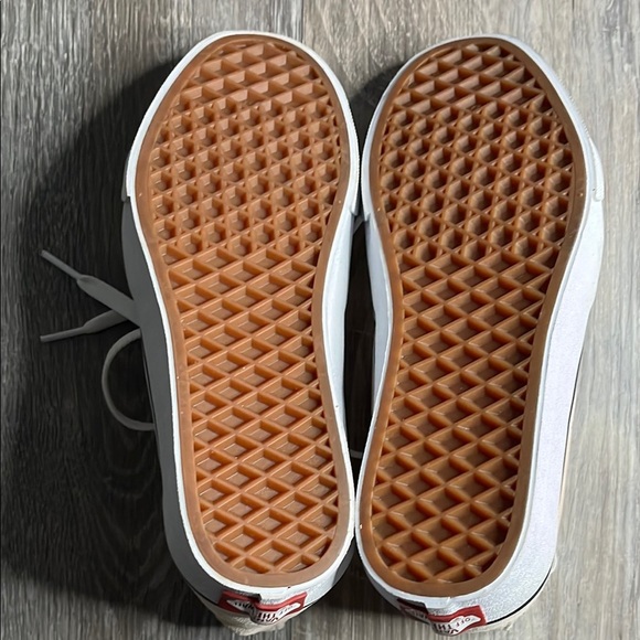 Vans Women's High-Top Sneakers - Pink and White - Picture 5 of 7